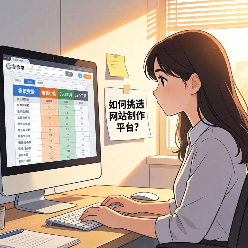 如何挑选网站制作平台？第一张图