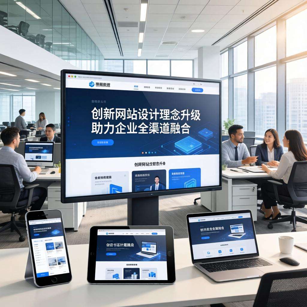 创新网站设计理念升级助力企业全渠道推广