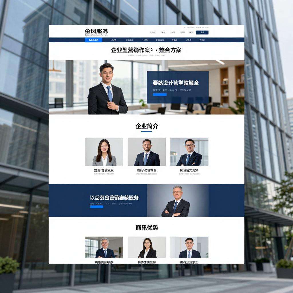 企业网站设计整合营销方案实现精准推广第三张图