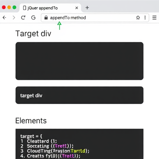jquery appendto