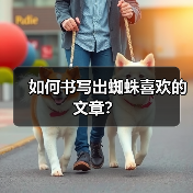 如何书写出蜘蛛喜欢的文章？