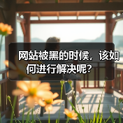 网站被黑的时候，该如何进行解决呢？
