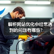解析网站优化中经常遇到的问题有哪些？（图1）