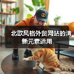 北欧风格外贸网站的清新元素运用（图2）