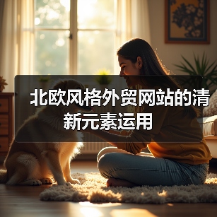 北欧风格外贸网站的清新元素运用（图3）