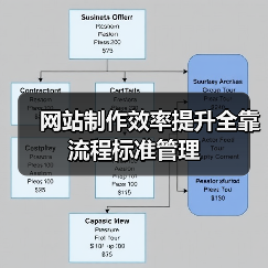 网站制作效率提升全靠流程标准管理（图1）