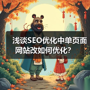 浅谈SEO优化中单页面网站改如何优化？