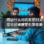 网站什么时间发原创文章容易被搜索引擎收录呢？（图4）
