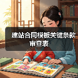 建站合同模板关键条款审查表（图4）