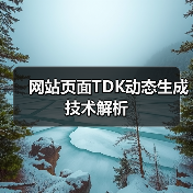 网站页面TDK动态生成技术解析（图1）