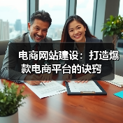 电商网站建设：打造爆款电商平台的诀窍
