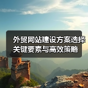 外贸网站建设方案选择关键要素与高效策略（图3）