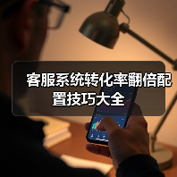 客服系统转化率翻倍配置技巧大全(图4) 客服系统转化率翻倍配置技巧大全(图4)