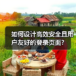 如何设计高效安全且用户友好的登录页面？