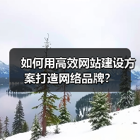 如何用高效网站建设方案打造网络品牌？