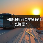 网站使用SEO排名有什么隐患？