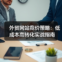 外贸网站竞价策略：低成本高转化实战指南（图2）