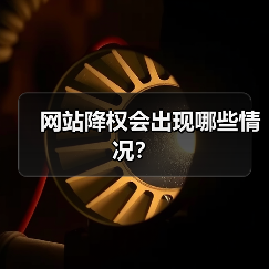 网站降权会出现哪些情况？