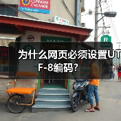 为什么网页必须设置UTF-8编码？
