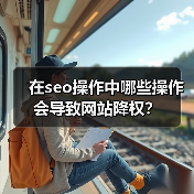 在seo操作中哪些操作会导致网站降权？（图4）