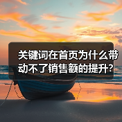关键词在首页为什么带动不了销售额的提升？（图2）