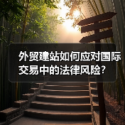 外贸建站如何应对国际交易中的法律风险？（图1）