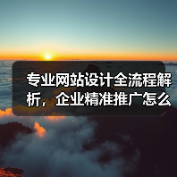 专业网站设计全流程解析，企业精准推广怎么打造？（图4）