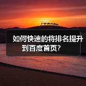 如何快速的将排名提升到百度首页？（图3）