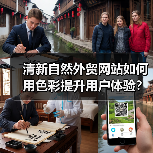清新自然外贸网站如何用色彩提升用户体验？（图4）