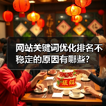 网站关键词优化排名不稳定的原因有哪些？（图2）