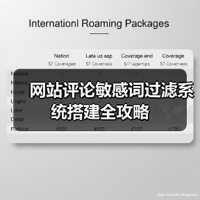 网站评论敏感词过滤系统搭建全攻略（图3）