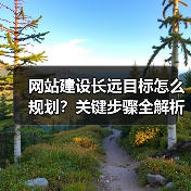 网站建设长远目标怎么规划？关键步骤全解析（图2）