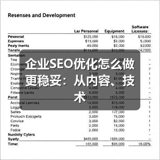 企业SEO优化怎么做更稳妥:从内容、技术到转化的实操指南