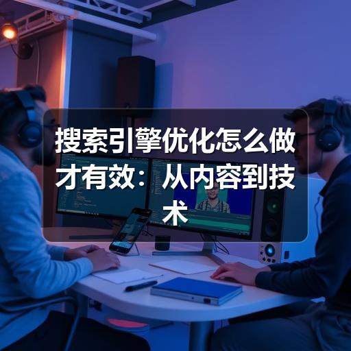 搜索引擎优化怎么做才有效：从内容到技术的实用指南