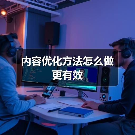 内容优化方法怎么做更有效
