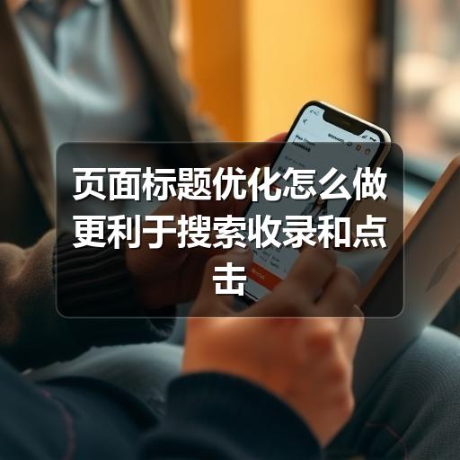 页面标题优化怎么做更利于搜索收录和点击