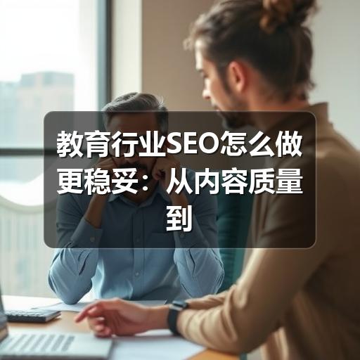 教育行业SEO怎么做更稳妥:从内容质量到转化路径的实用指南