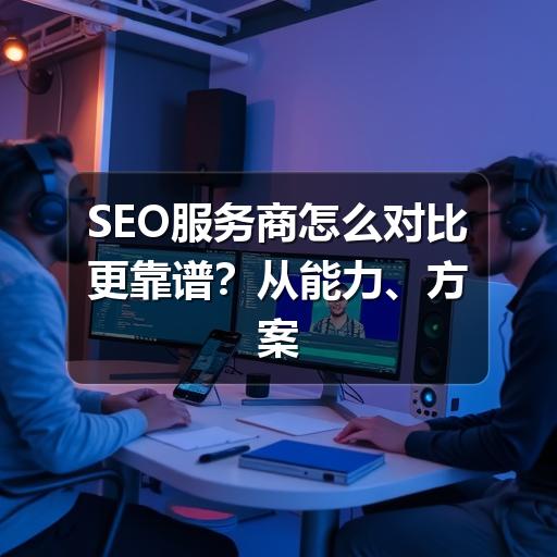 SEO服务商怎么对比更靠谱?从能力、方案到风险的选择指南